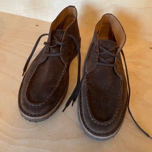 DRAKE'S Crosby Moc-Toe Chukka Boot Brown Suede